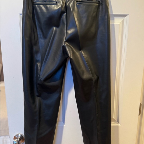 J. Crew Faux Leather pants in black - Picture 3 of 13